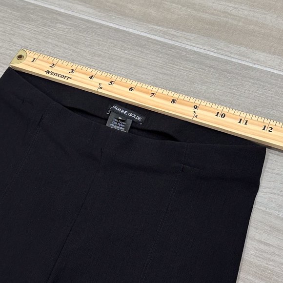 Franne Golde High Rise Two-Way Stretch All-Season Classic Magic Pant in Black - Picture 9 of 14